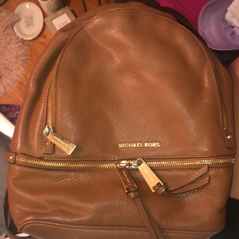 Michael Kors leather backpack